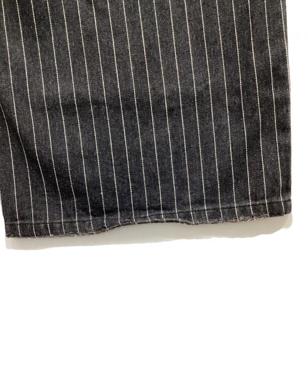 中古・古着通販】BADWAY (バッドウェイ) グランジストライプデニム