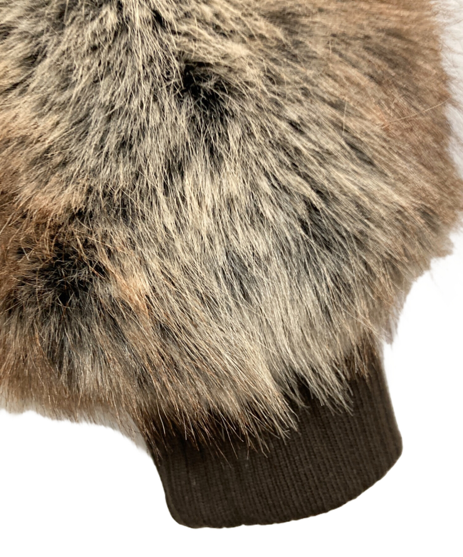 ジェイディッドロンドン　 ブラウンファーコート フード付き 中古・古着通販】Jaded London (ジェイデッドロンドン) フェイクファー