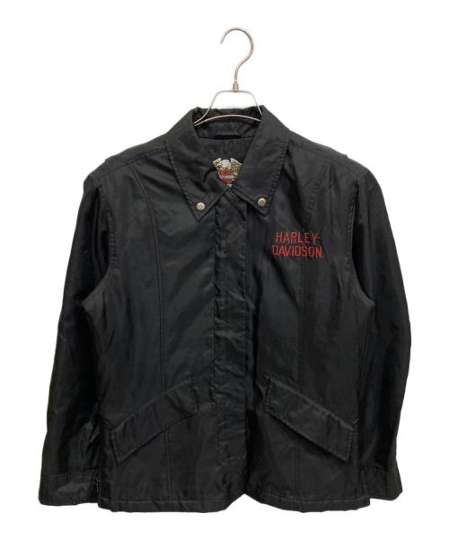 ★ アメリカ古着ハーレーダビッドソンナイロンジャケット肉厚キルティング　Mサイズ 古着 ハーレーダビッドソン Harley-Davidson ナイロンジャケット