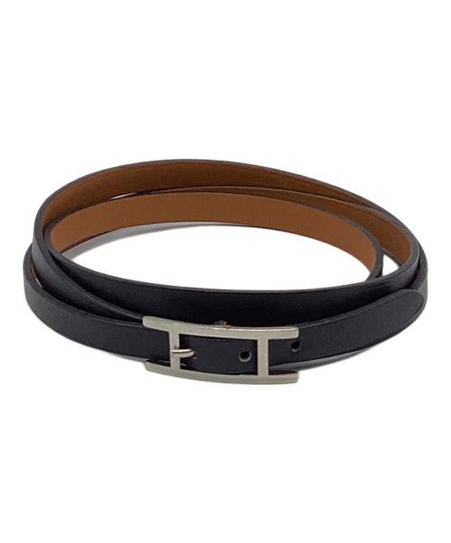 中古・古着通販】HERMES (エルメス) アピ3 レザーロングブレスレット