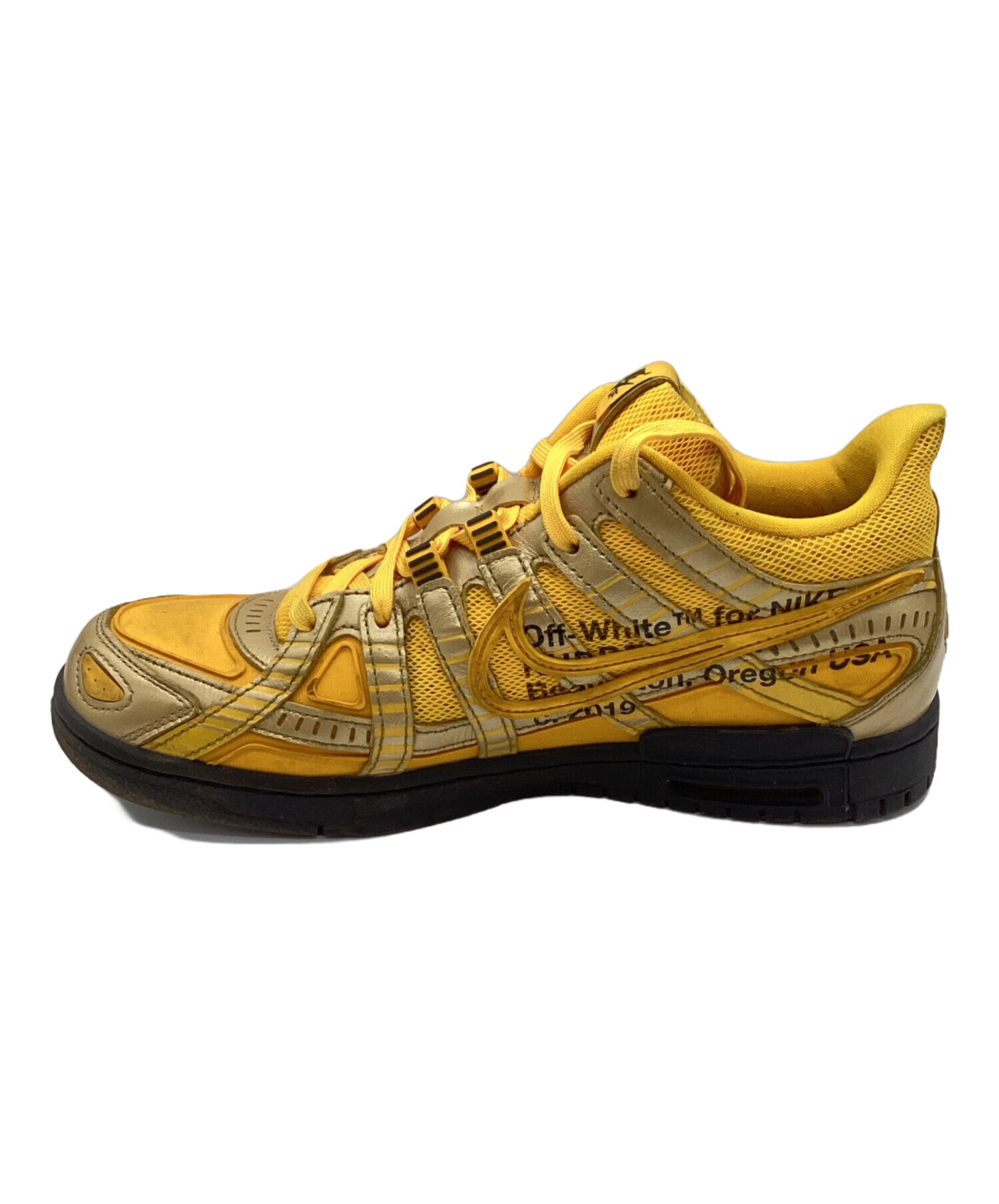 Nike Off-White イエロースニーカー 中古・古着通販】NIKE (ナイキ) OFFWHITE (オフホワイト) ローカット
