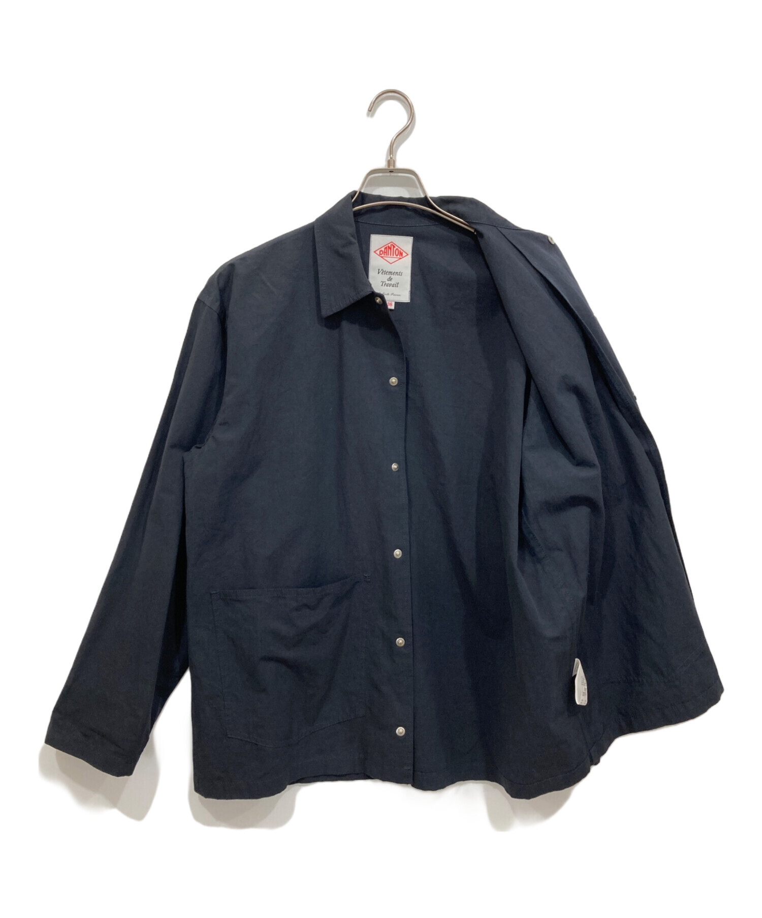 中古・古着通販】DANTON (ダントン) コットンリネンカバーオールシャツ
