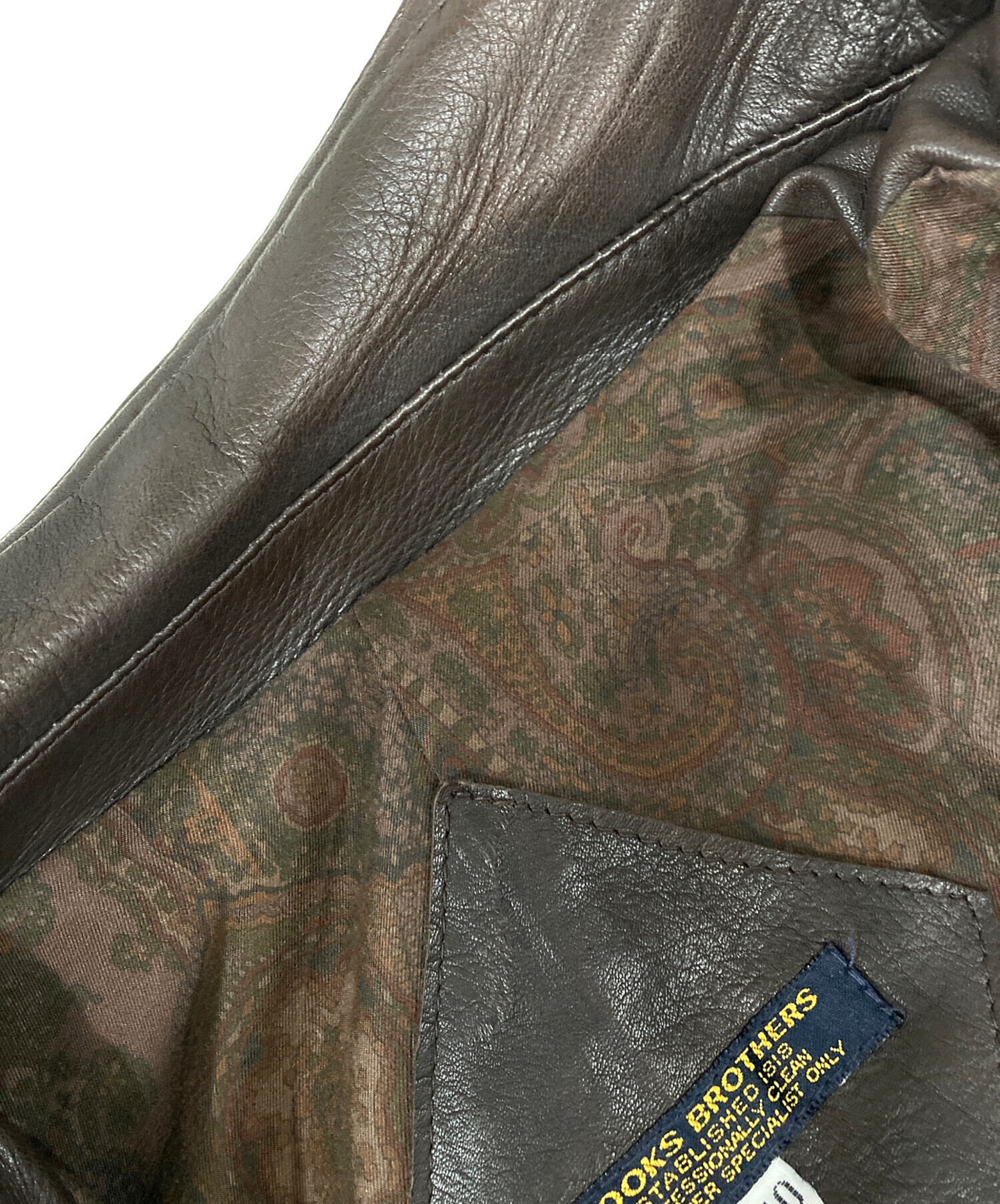 中古・古着通販】BROOKS BROTHERS (ブルックスブラザーズ) レザー