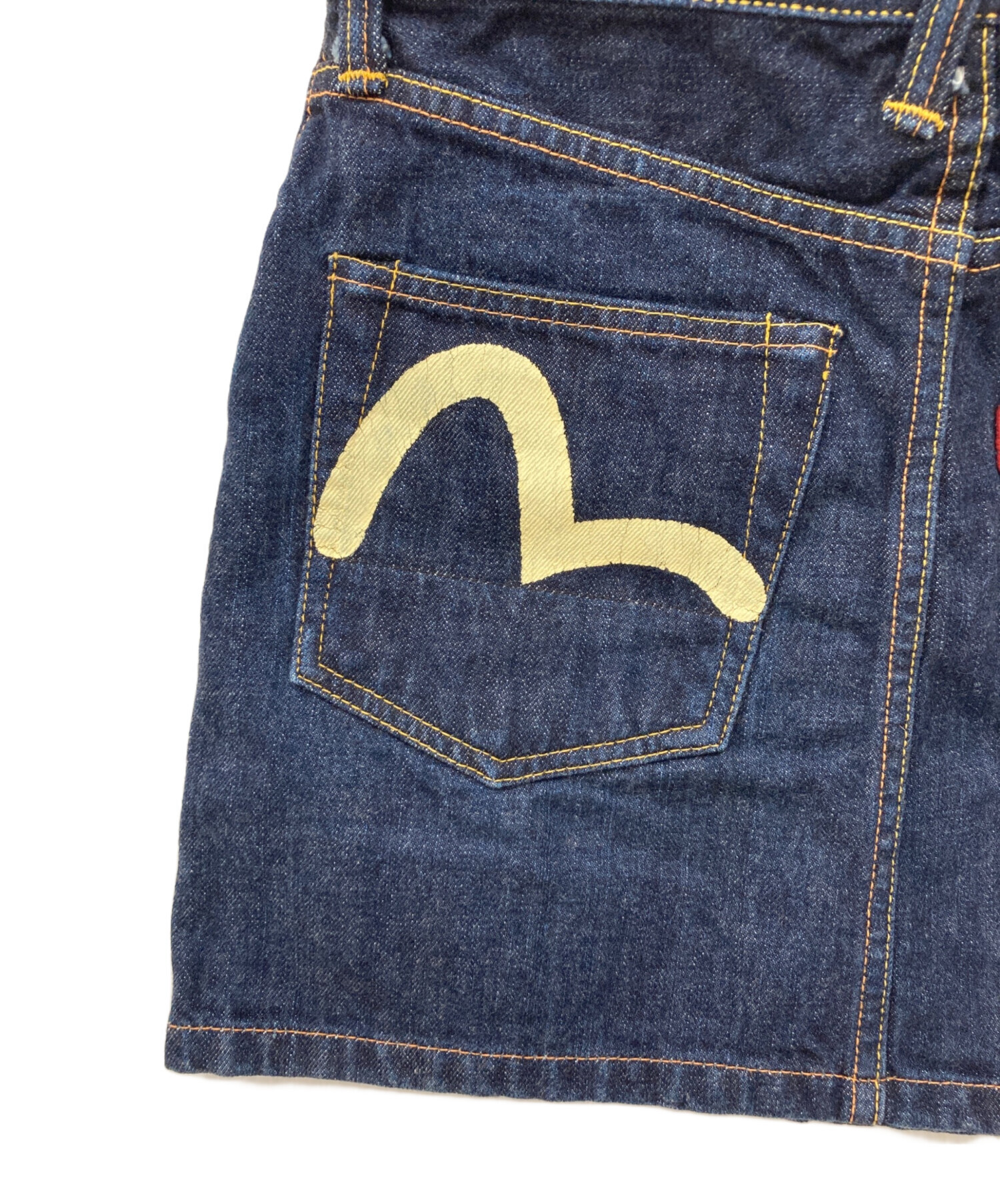 中古・古着通販】EVISU (エヴィス) デニムミニスカート インディゴ