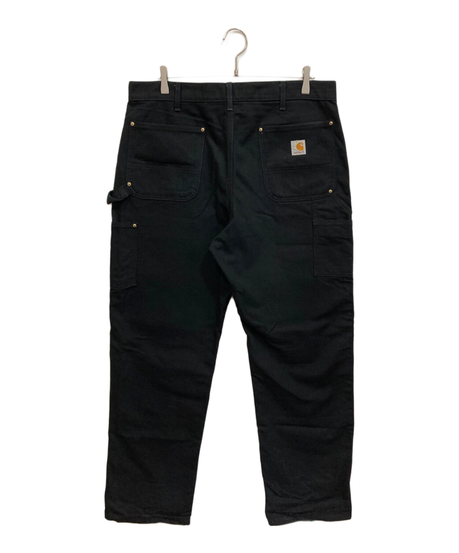 中古・古着通販】CarHartt (カーハート) ダブルニーパンツ ブラック