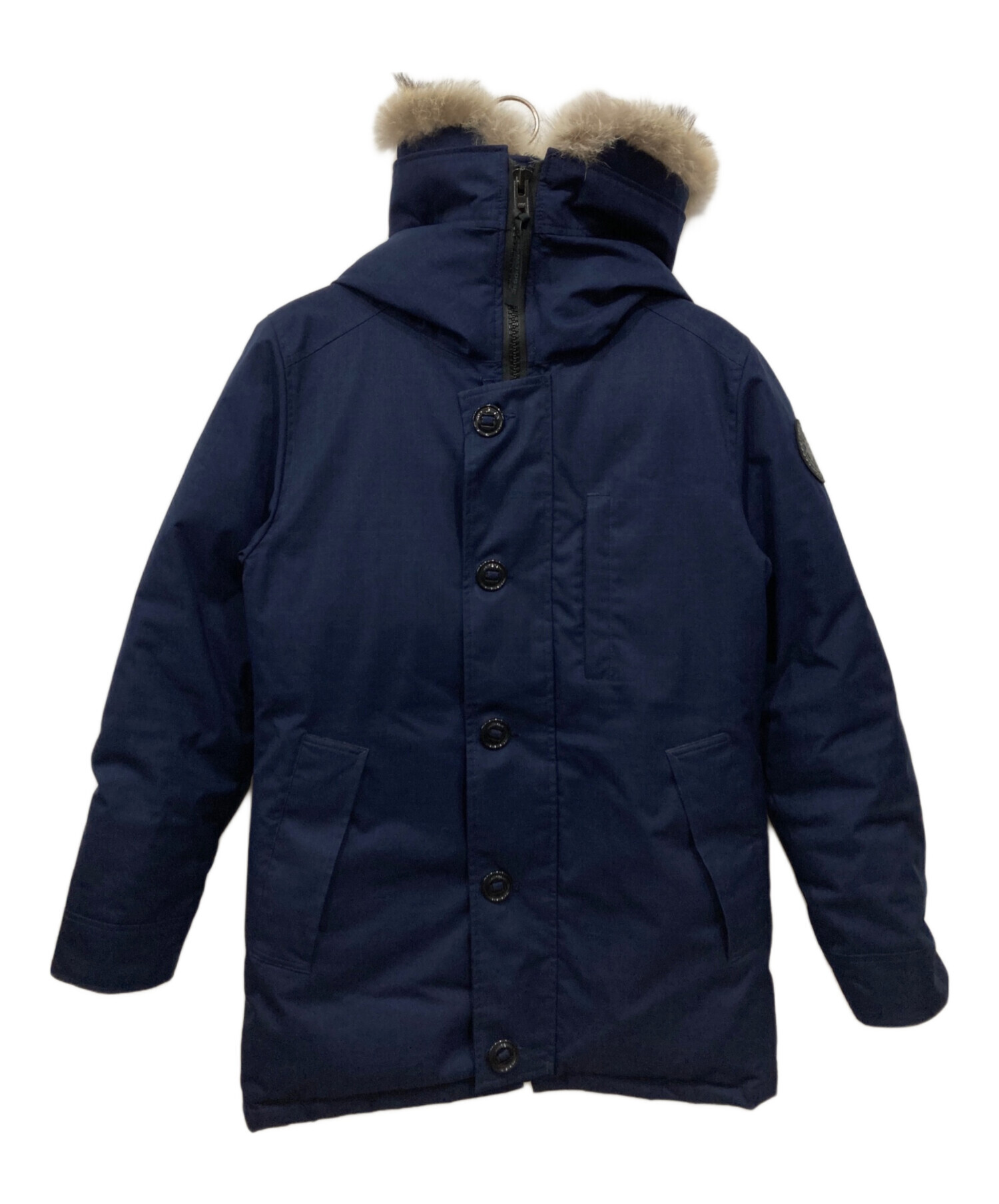 カナダグース ダウンジャケット ネイビー CRESTON 中古・古着通販】CANADA GOOSE (カナダグース) CRESTONダウン