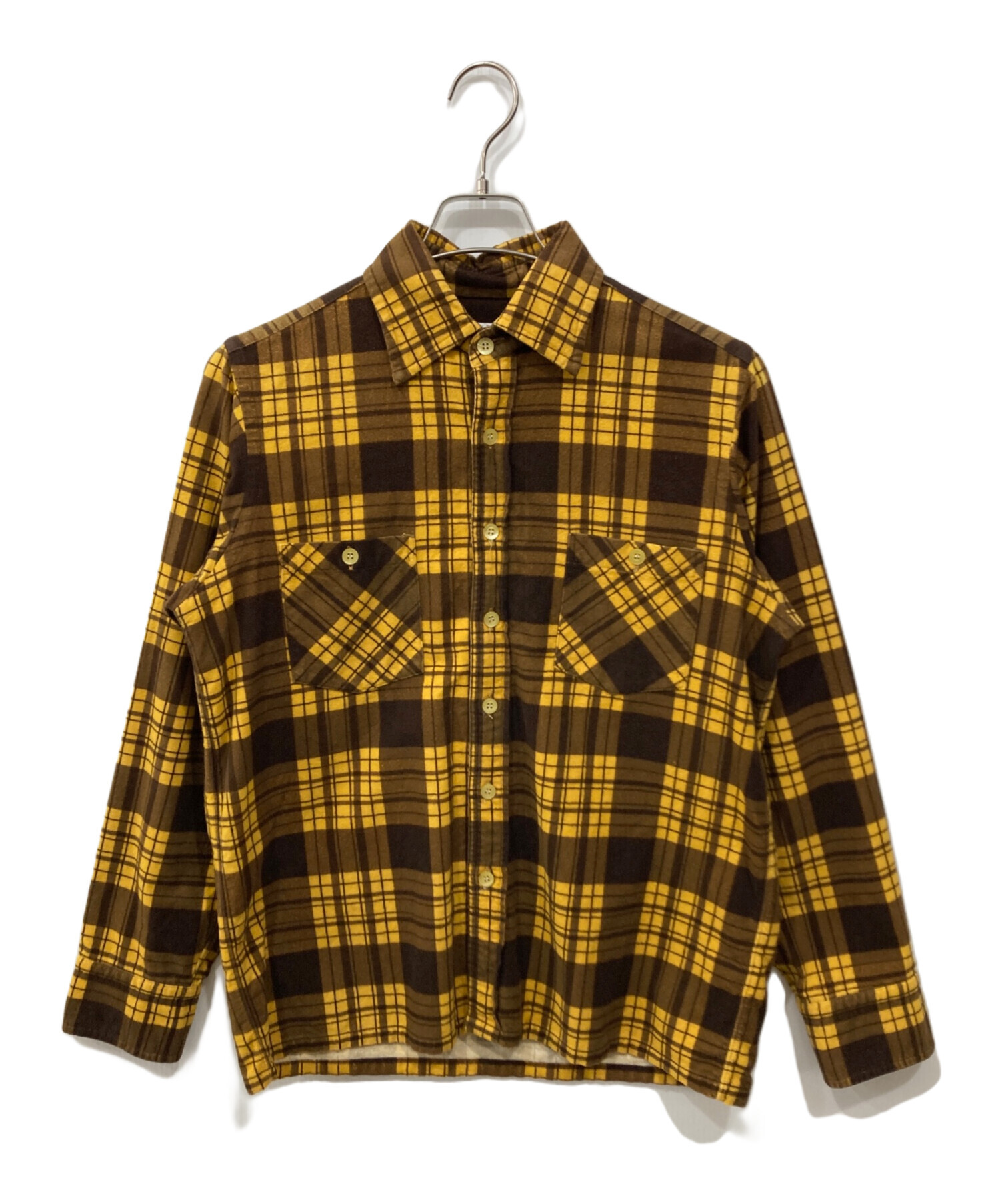 中古・古着通販】Needles (ニードルズ) チェックシャツ ブラウン