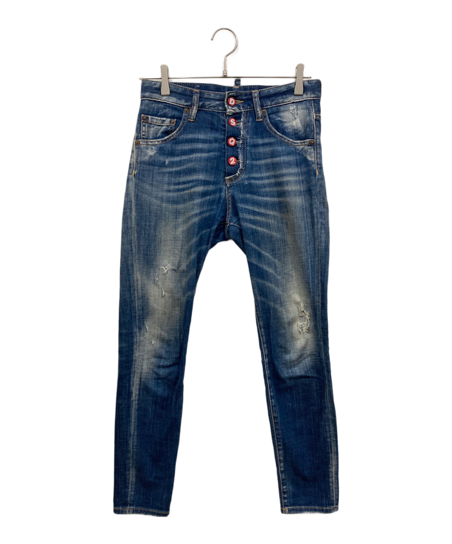 中古・古着通販】DSQUARED2 (ディースクエアード) ダメージデニム