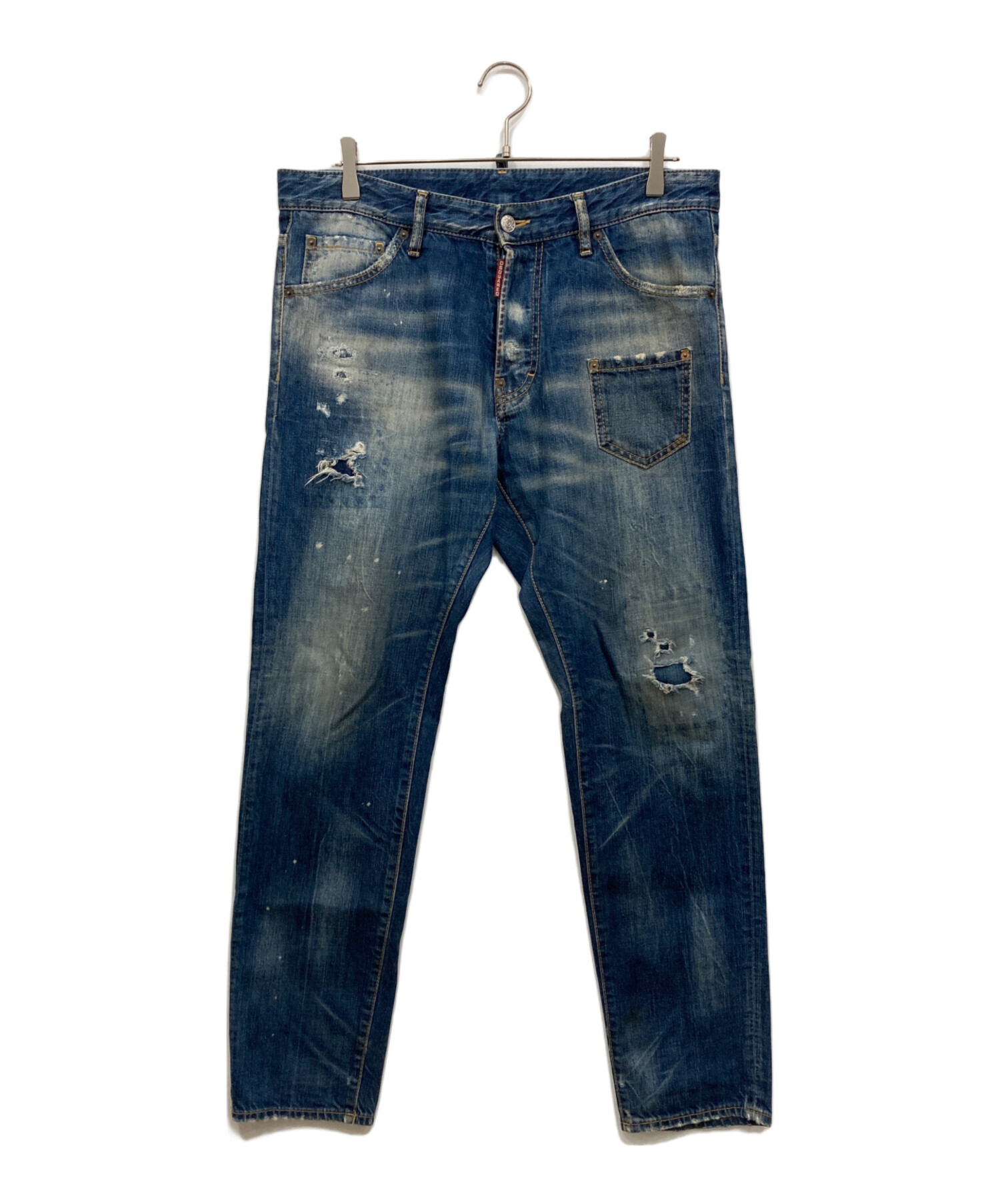 中古・古着通販】DSQUARED2 (ディースクエアード) ダメージデニム