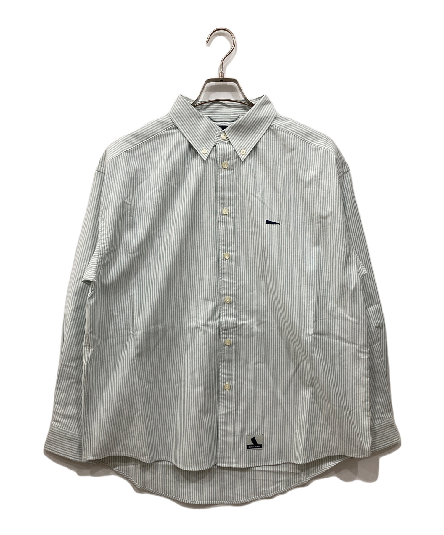 【定価21000円】DESCENDANT ストライプ 半袖シャツ サイズ2 定価21000円】DESCENDANT ストライプ 半袖シャツ サイズ2
