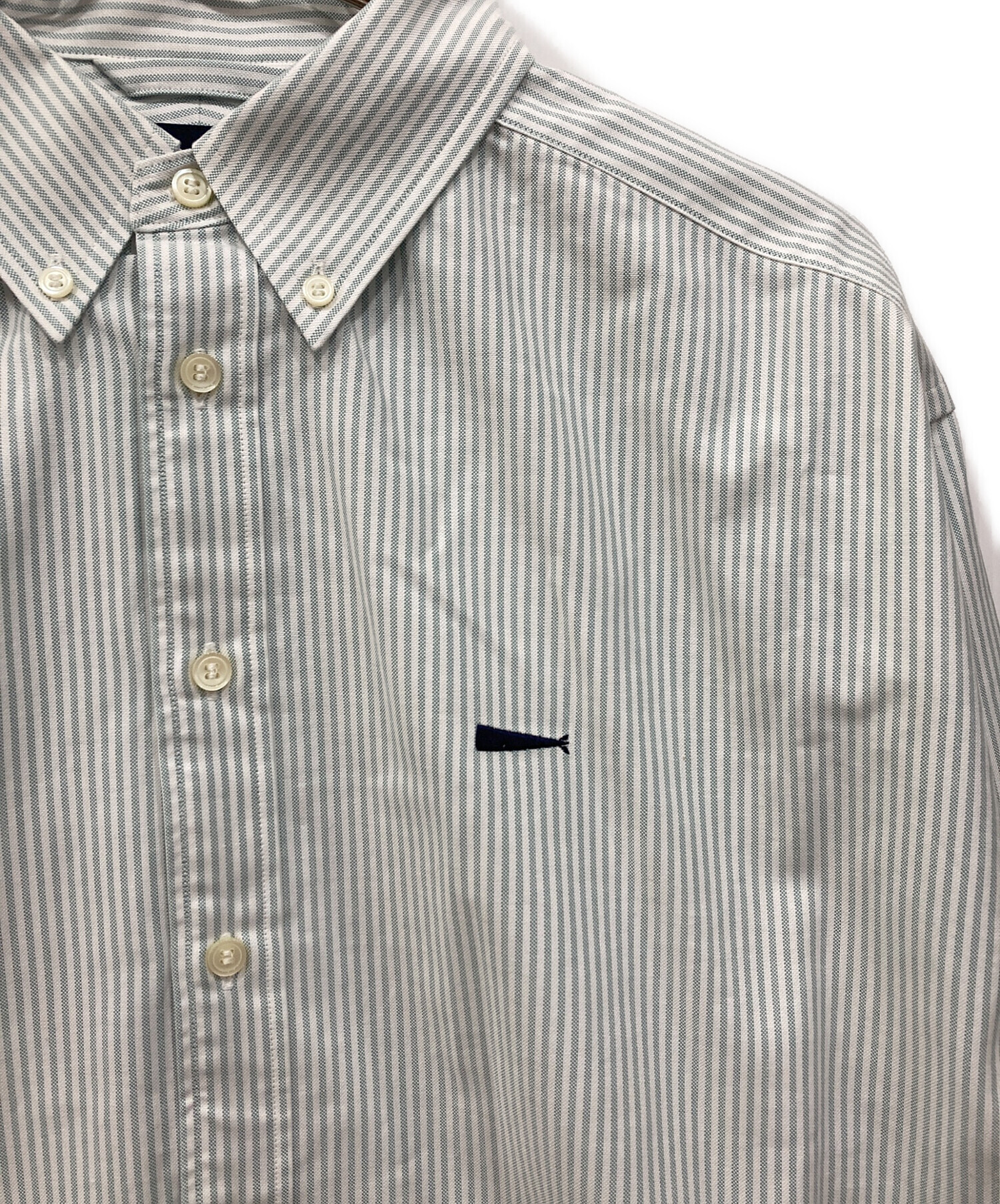 【定価21000円】DESCENDANT ストライプ 半袖シャツ サイズ2 定価21000円】DESCENDANT ストライプ 半袖シャツ サイズ2 定価