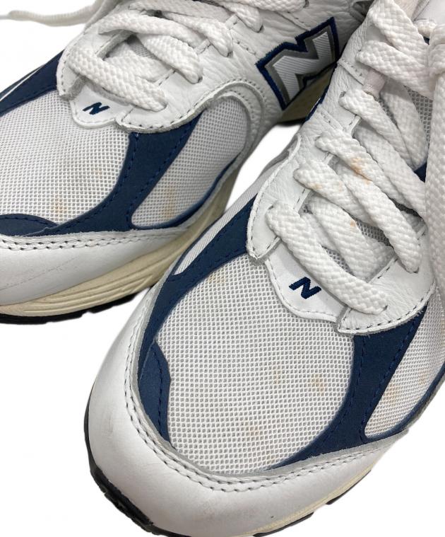 New Balance スニーカー ホワイト/グレー/ネイビー 中古・古着通販】NEW BALANCE (ニューバランス) スニーカー ホワイト