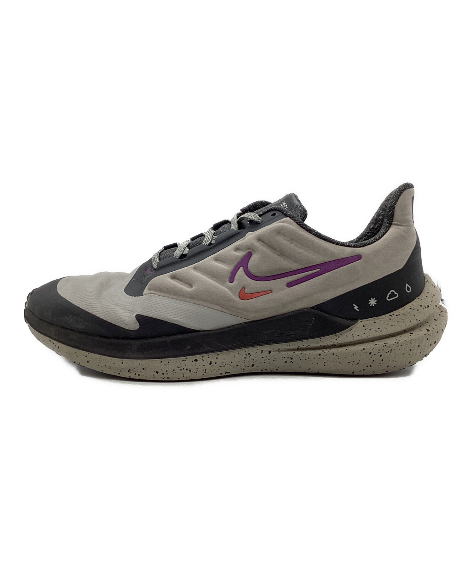 中古・古着通販】NIKE (ナイキ) スニーカー グレー サイズ:25.5cm 