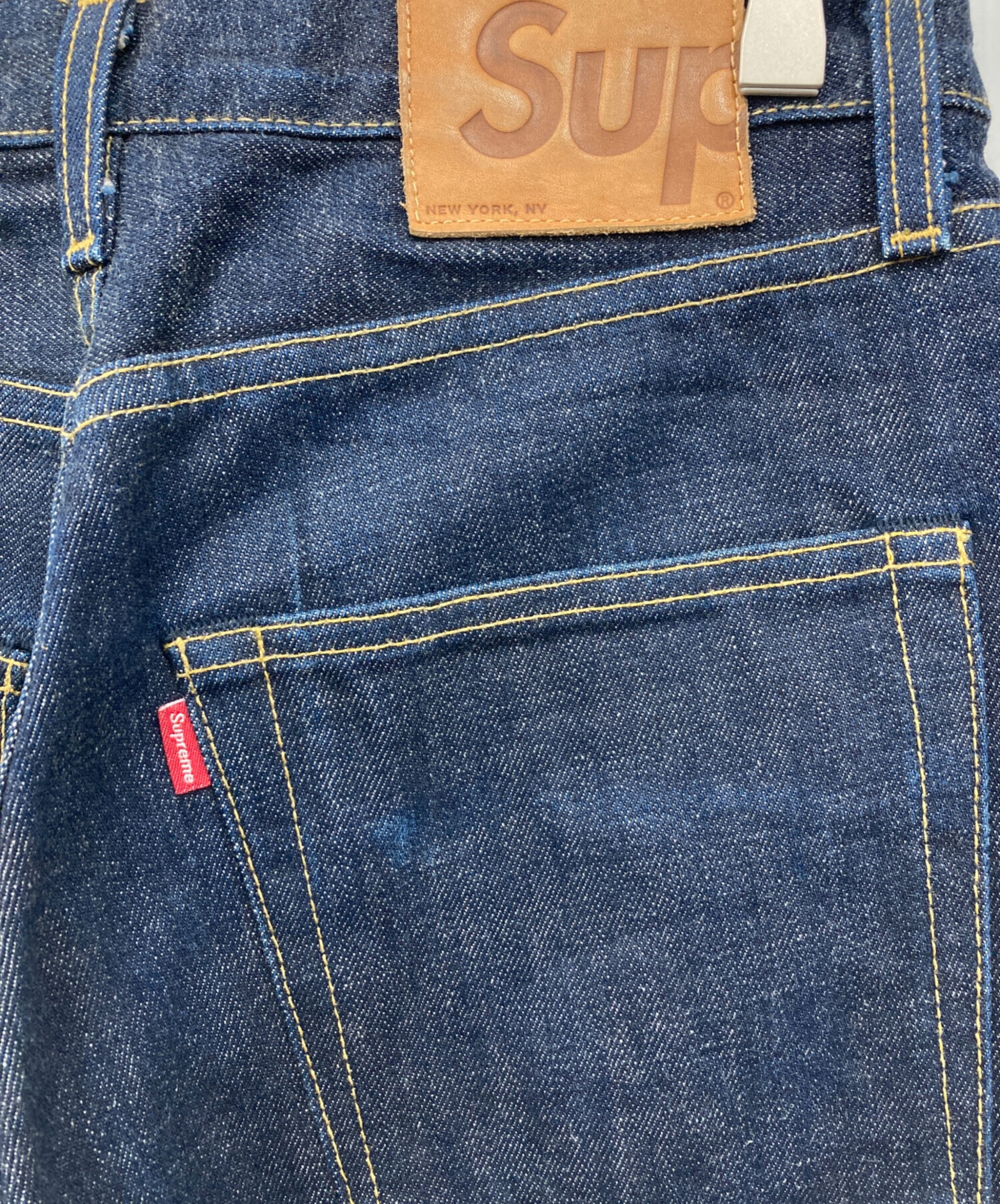 supreme シュプリーム デニムパンツ W30 Supreme シュプリーム セルビッチ デニム パンツ インディゴ