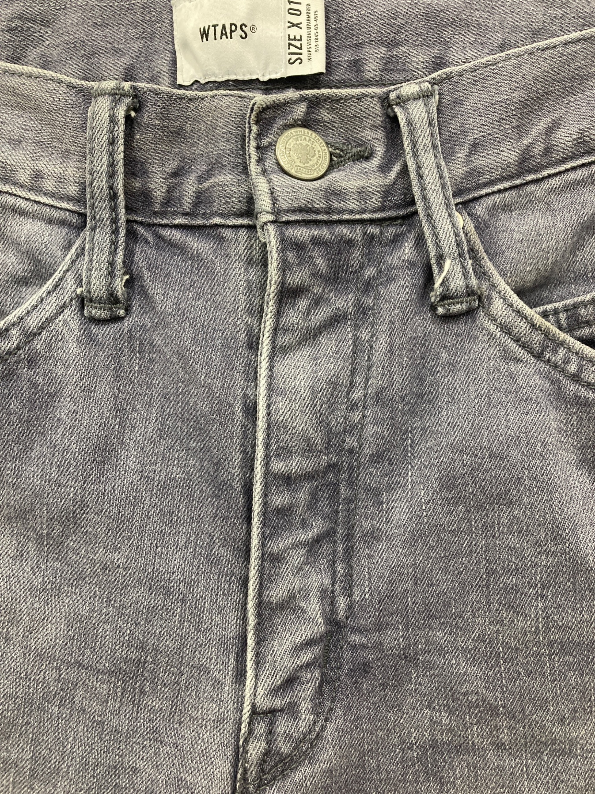 中古・古着通販】WTAPS (ダブルタップス) デニムパンツ グレー サイズ