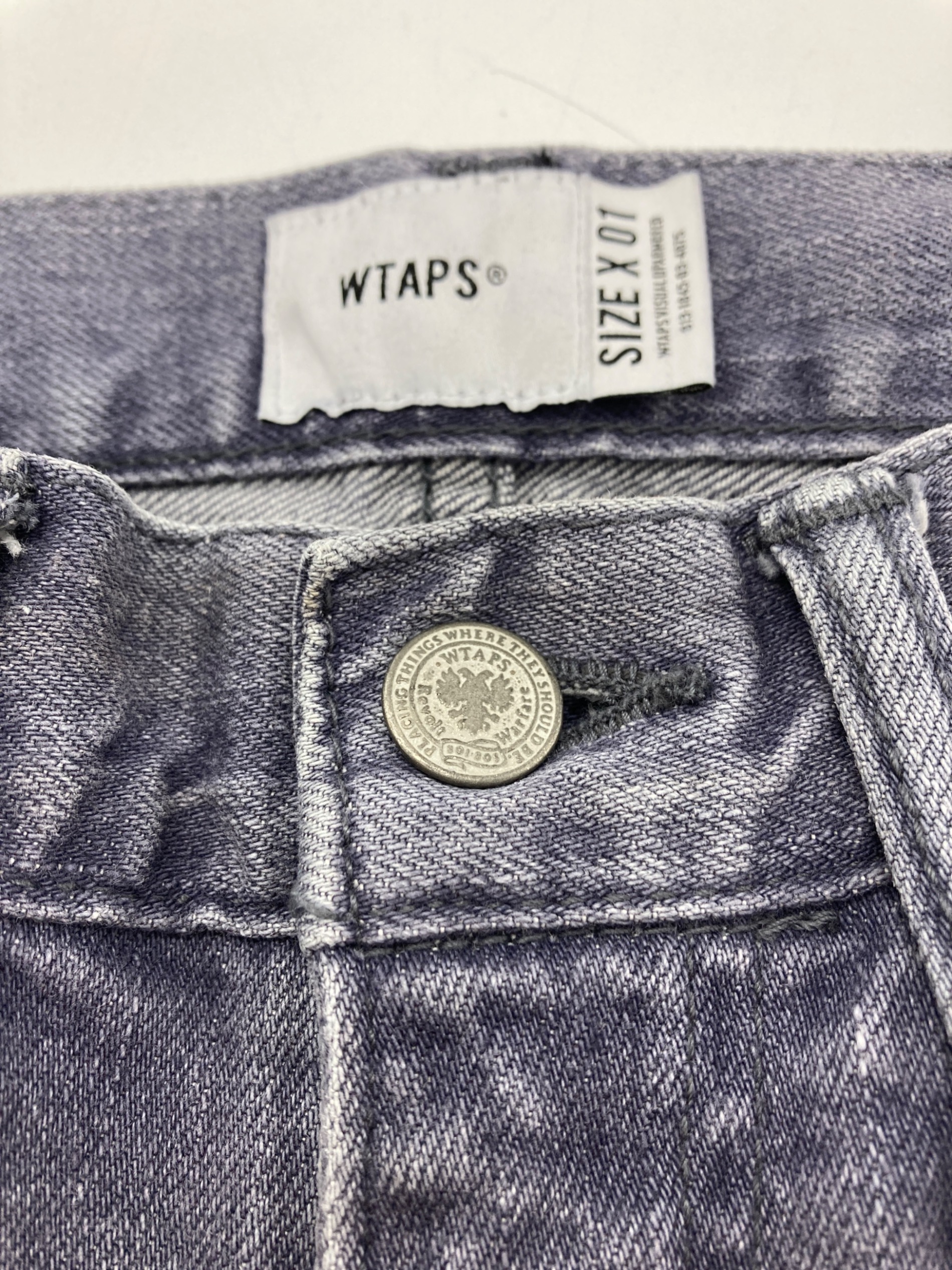 中古・古着通販】WTAPS (ダブルタップス) デニムパンツ グレー サイズ