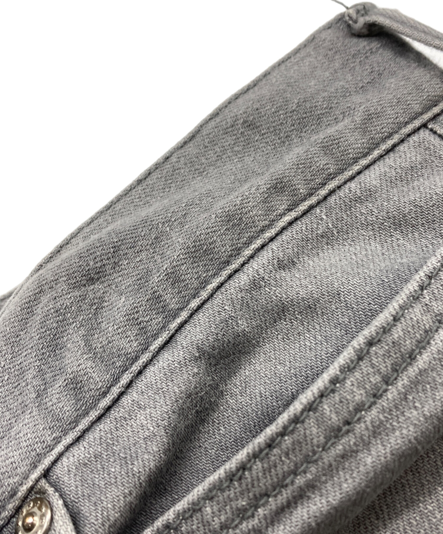 【美品】DESCENDANT ディセンダント ダメージデニム ジーンズ サイズ2 DESCENDANT ディセンダント DIN-4 DAMAGE JEANS ダメージ加工 リペア