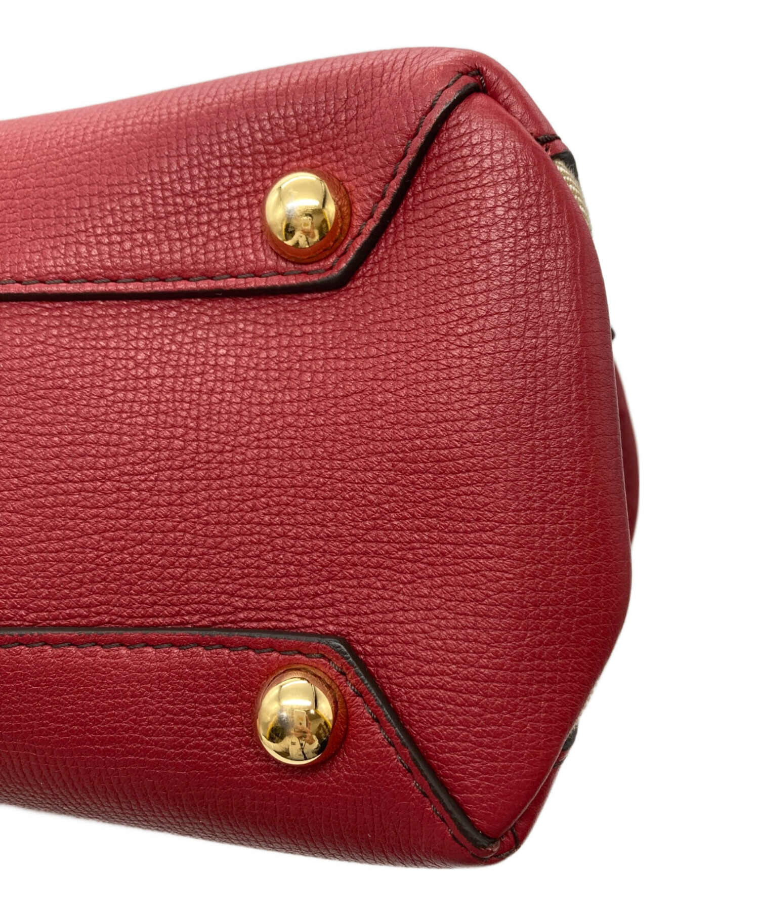 激レア BURBERRY GOLF ウエストポーチ レッド n*h様 BURBERRY GOLF ◇バーバリーゴルフ ◇シューズバッグ/シュ