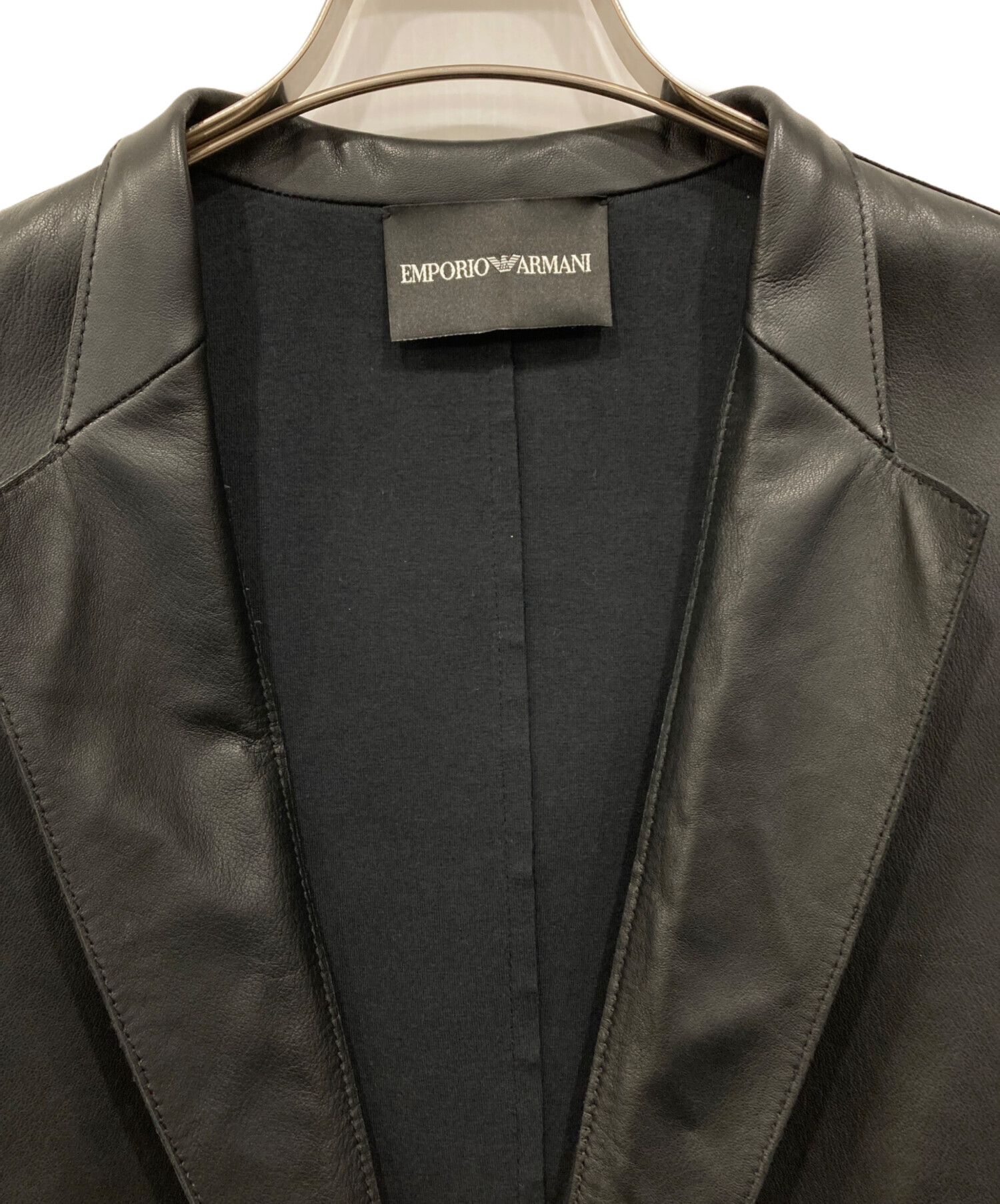 中古・古着通販】EMPORIO ARMANI (エンポリオアルマーニ) レザー 