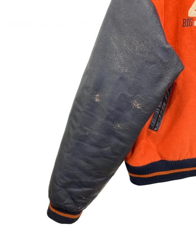 中古・古着通販】stussy (ステューシー) スタジャン オレンジ サイズ:L