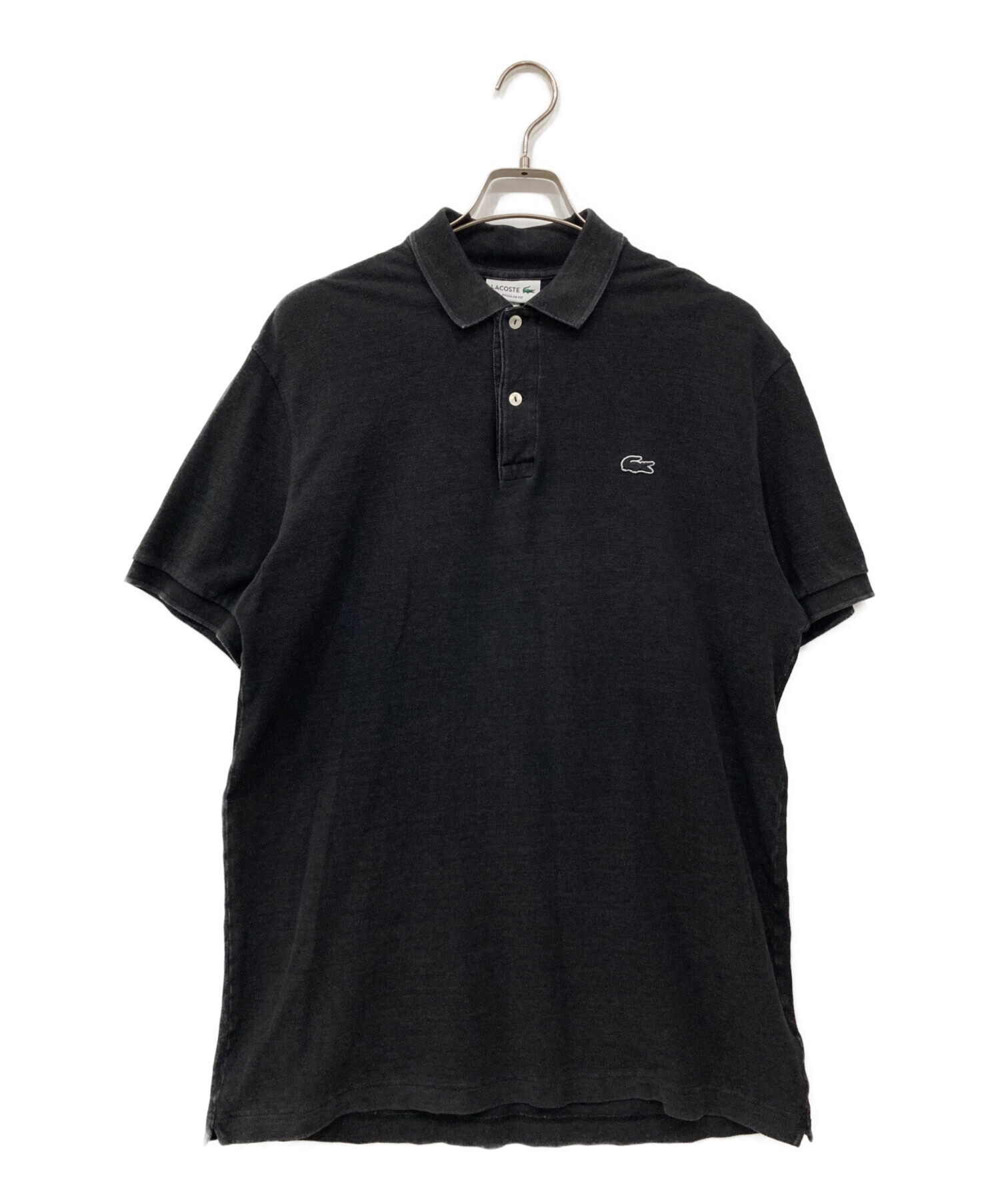 中古・古着通販】LACOSTE (ラコステ) ポロシャツ ブラック サイズ:XL