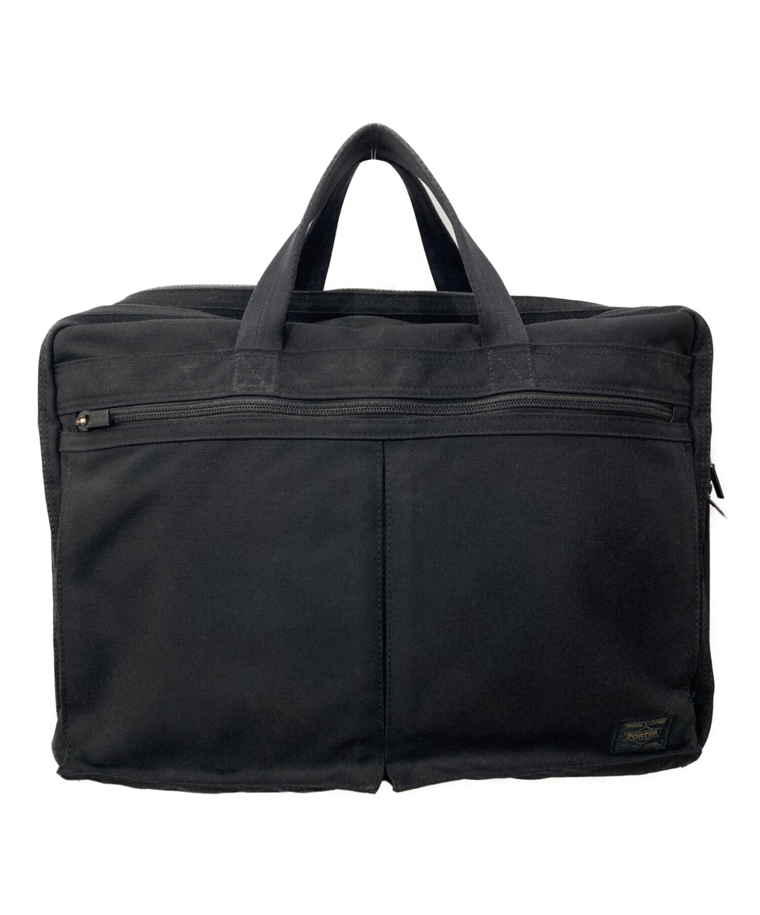 【未使用品】PORTER日本製 牛革 ビジネスバッグ ブラック 中古・古着通販】PORTER (ポーター) ビジネスバッグ ブラック
