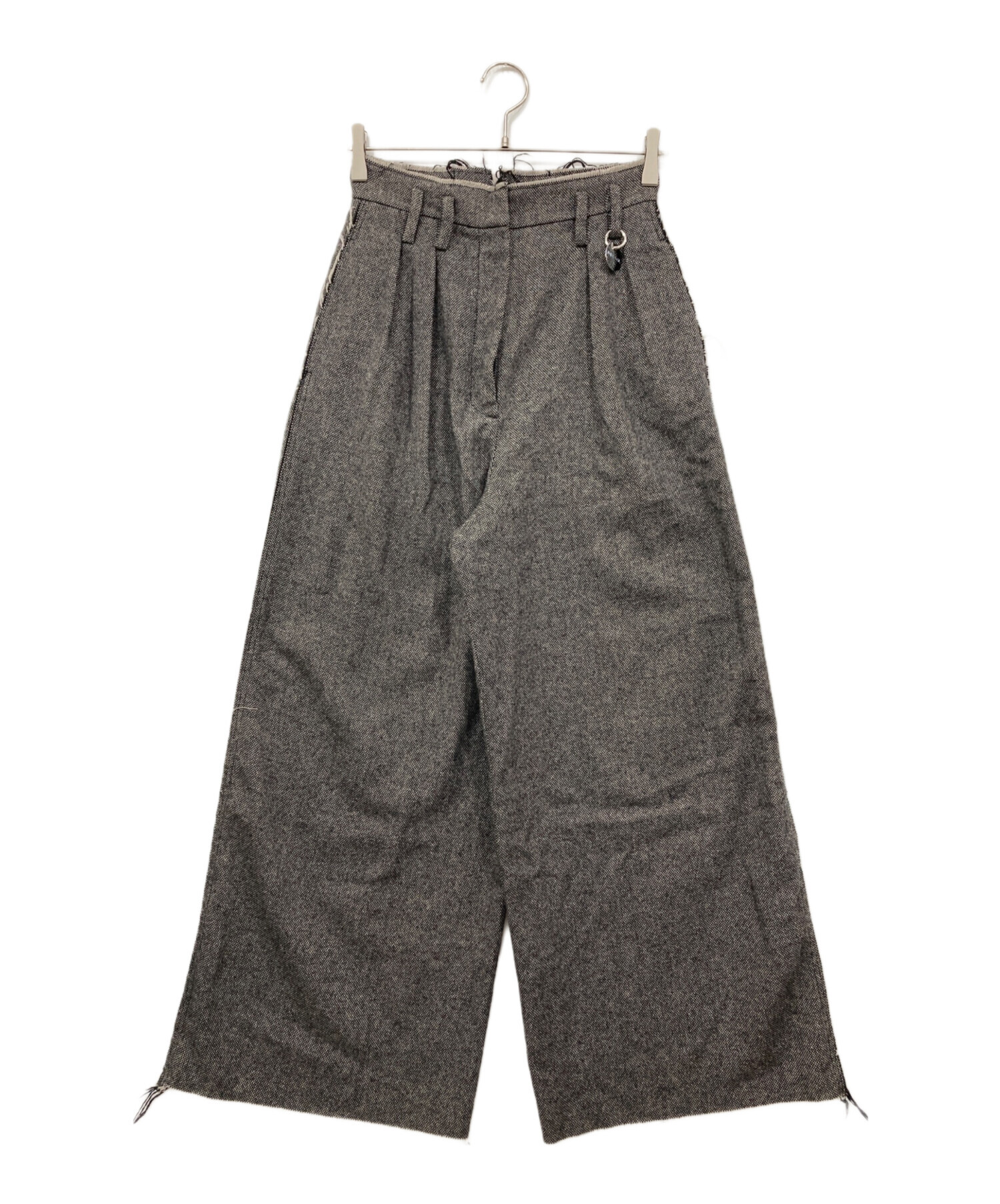 中古・古着通販】DIESEL (ディーゼル) カットオフタックワイドパンツ 