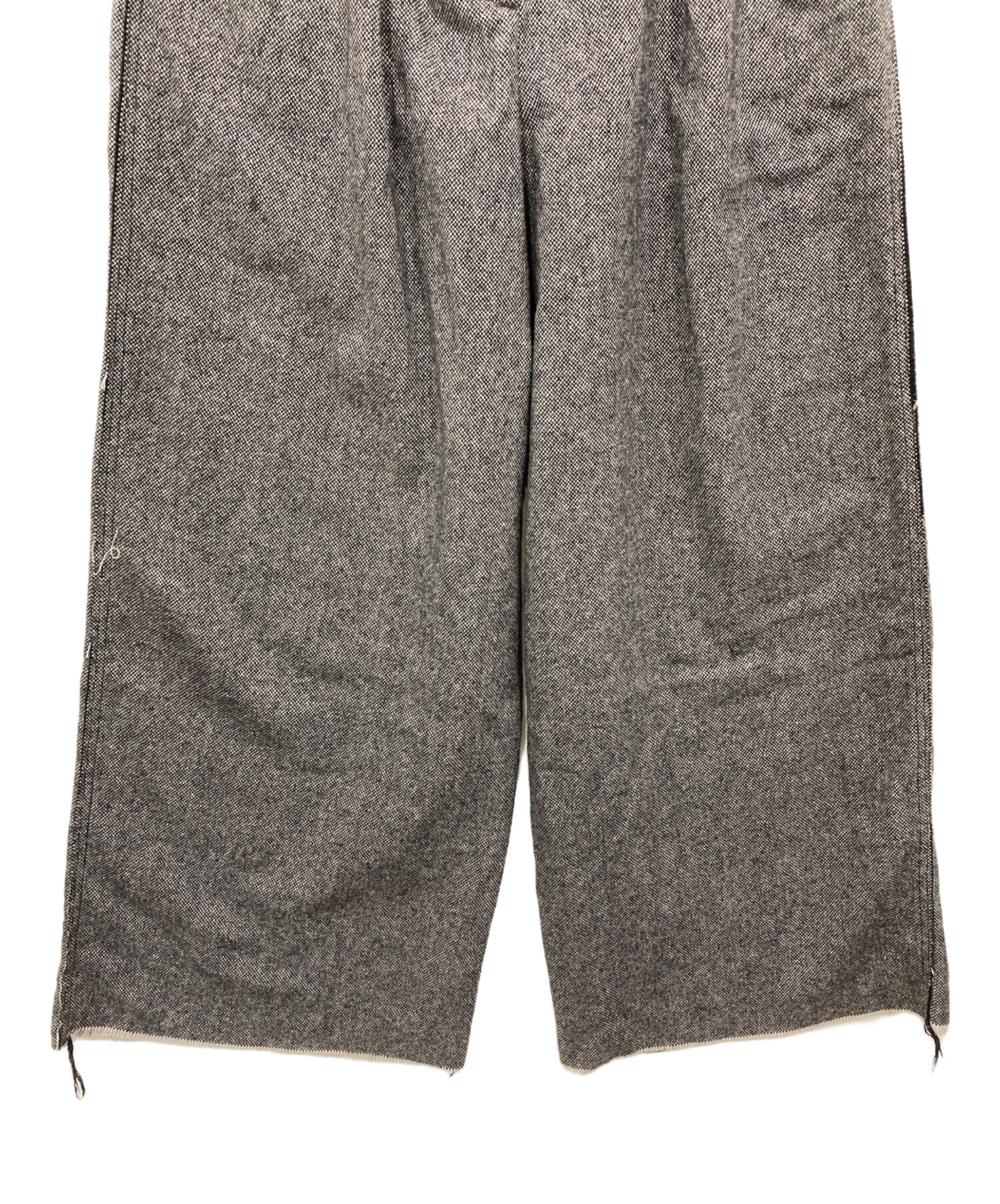 中古・古着通販】DIESEL (ディーゼル) カットオフタックワイドパンツ 