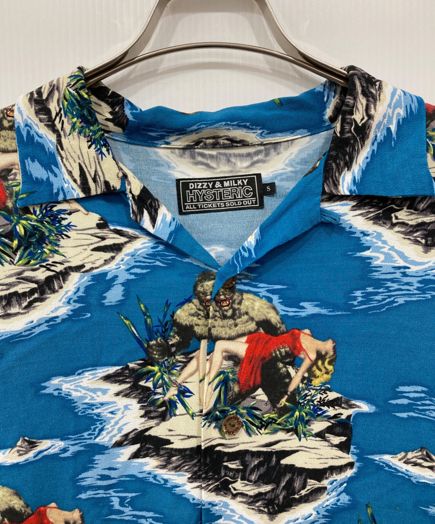 ヒステリックグラマー　SWAMP MAIDEN柄アロハシャツ 中古・古着通販】Hysteric Glamour (ヒステリックグラマー) SWAMP