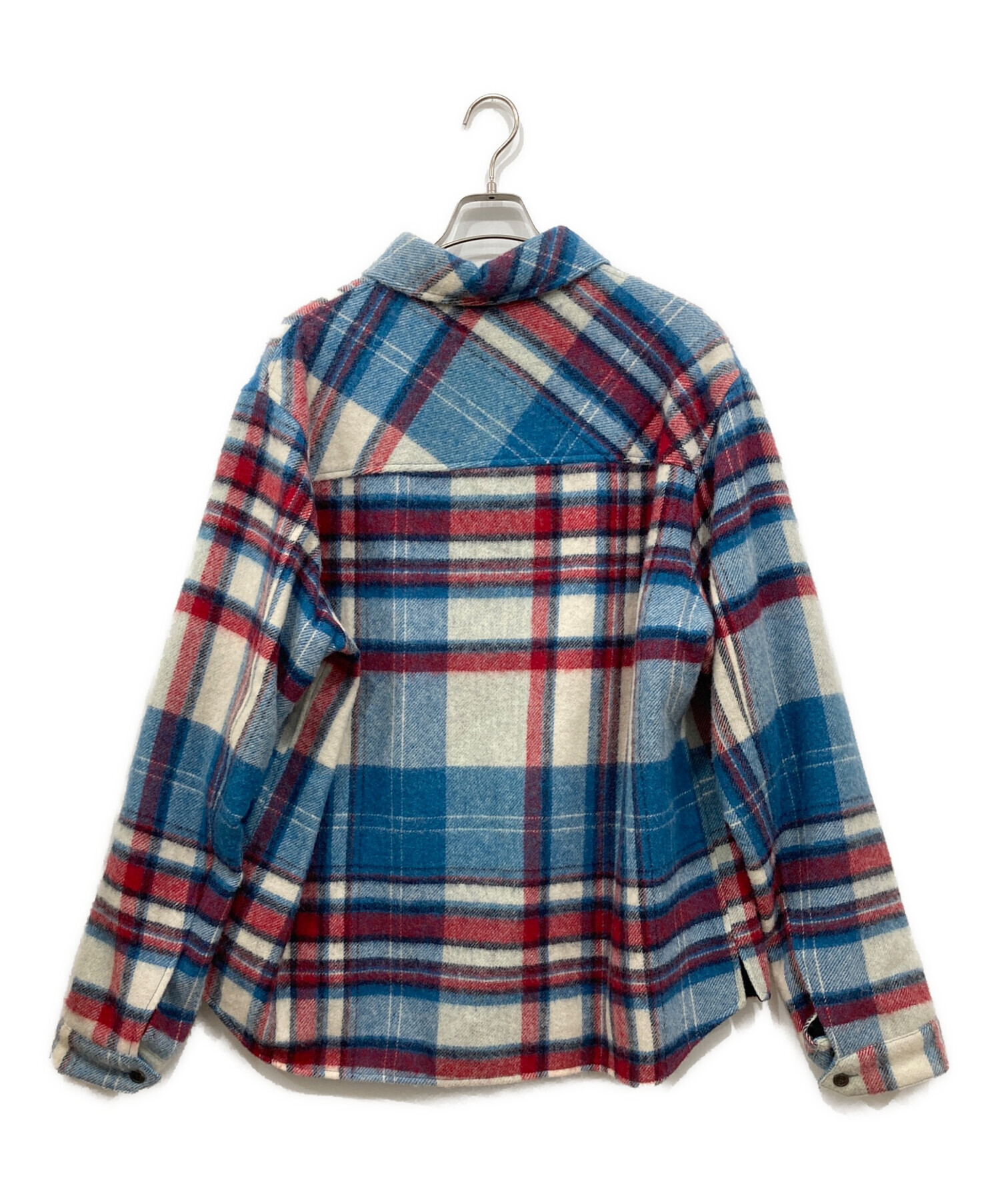 中古・古着通販】WE11DONE (ウェルダン) CHECK ANORAK WOOL SHIRT