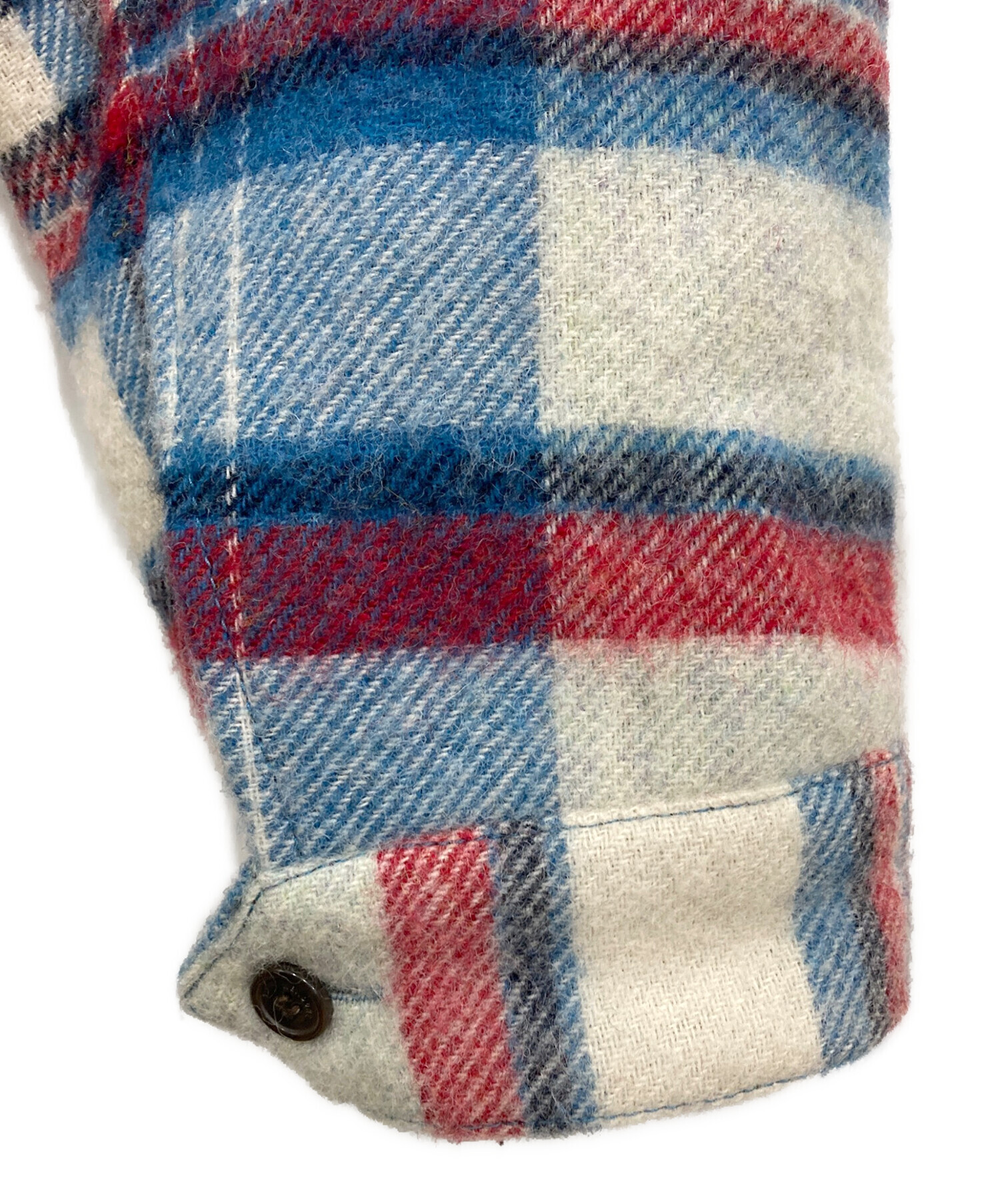 中古・古着通販】WE11DONE (ウェルダン) CHECK ANORAK WOOL SHIRT 