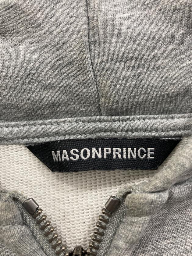【MASONPRINCE】オーバーサイズ ペイント加工 ZIPパーカー MASONPRINCE パーカー オーバーサイズ ペイント加工 ZIPパーカー