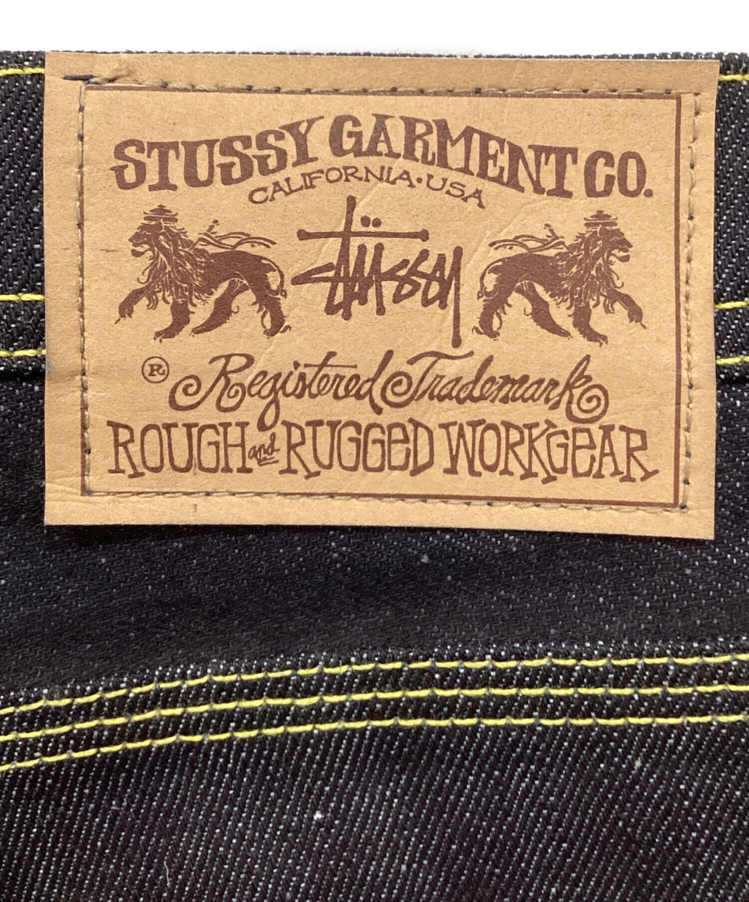 中古・古着通販】stussy (ステューシー) ROUGH AND RUGGED DENIM