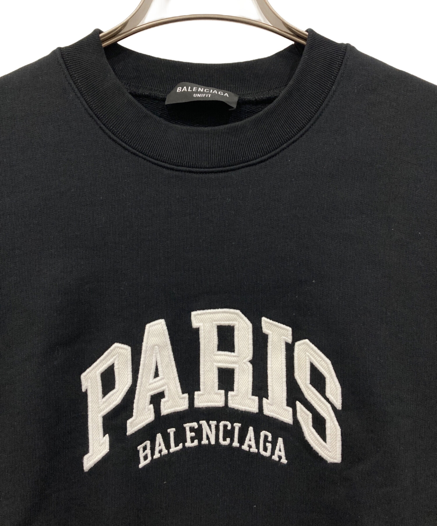 中古・古着通販】BALENCIAGA (バレンシアガ) PARISロゴスウェット