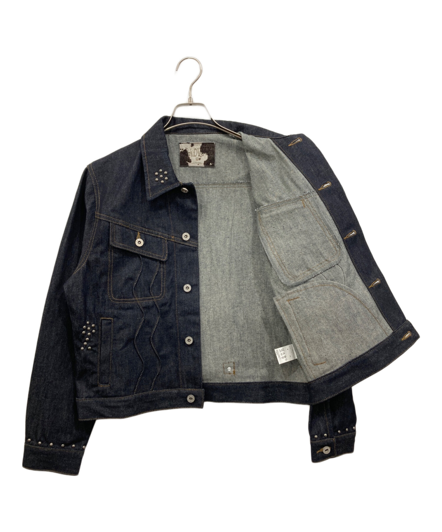 BADWAY Mサイズ 中古・古着通販】BADWAY (バッドウェイ) クラシックスタッズデニム