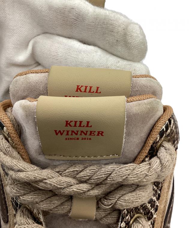 KILL WINNERスニーカー ベージュ かつき着用 中古・古着通販】KILLWINNER (キルウィナー) スニーカー ベージュ