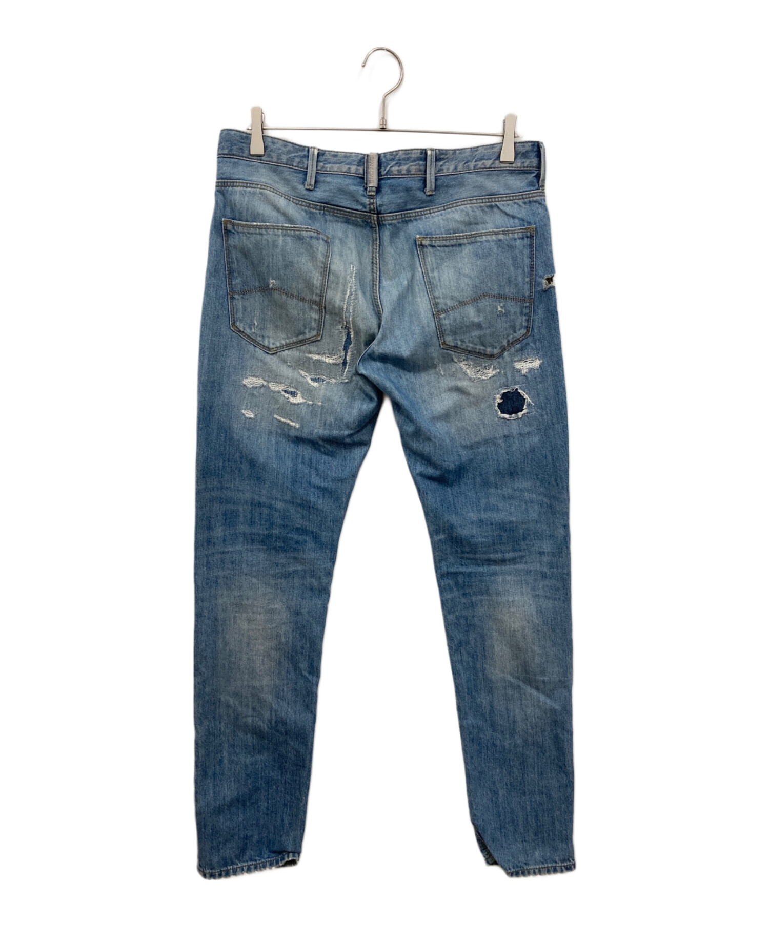 中古・古着通販】ARMANI JEANS (アルマーニジーンズ) リペアデニム 