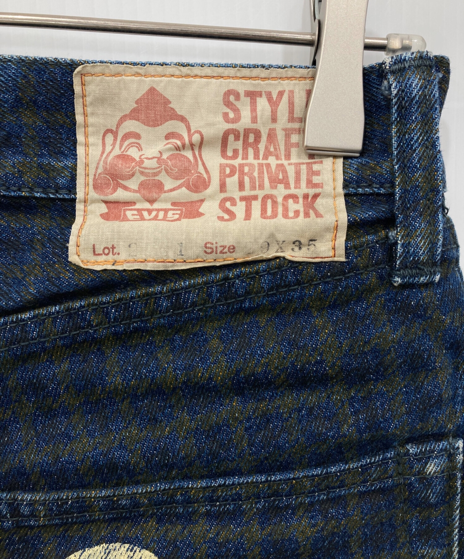 中古・古着通販】EVISU (エヴィス) デニムパンツ インディゴ サイズ
