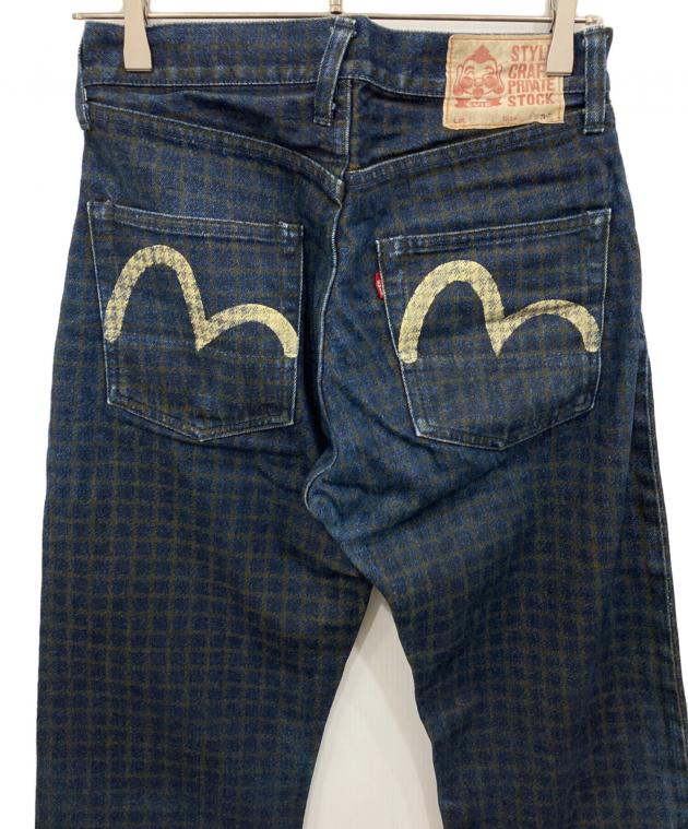 中古・古着通販】EVISU (エヴィス) デニムパンツ インディゴ サイズ
