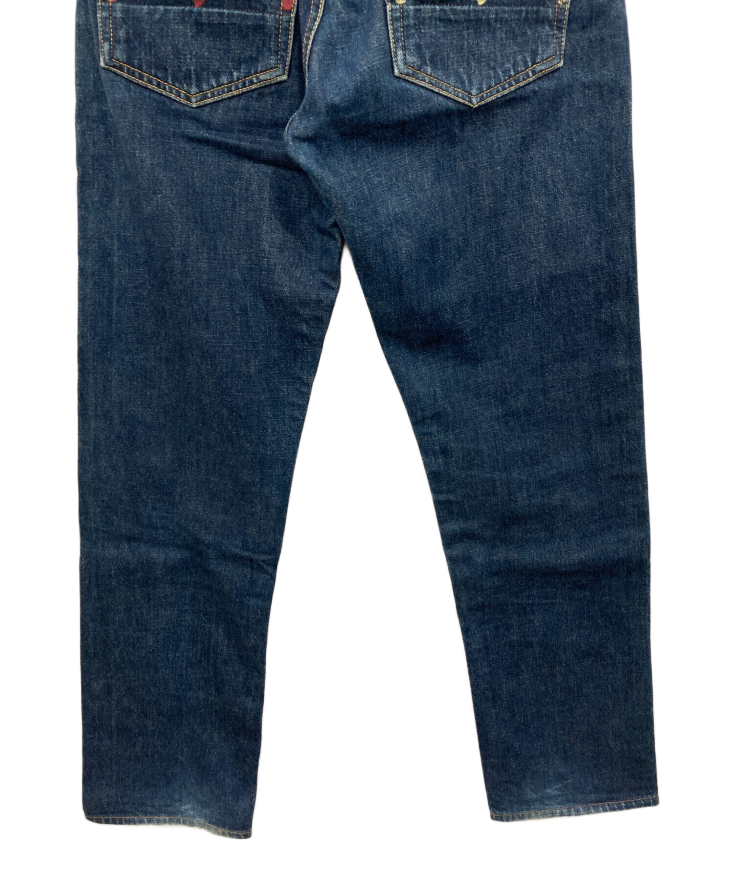 美品 evisu デニム ウエスト76cm 29インチ 中古・古着通販】EVISU (エヴィス) デニムパンツ インディゴ サイズ