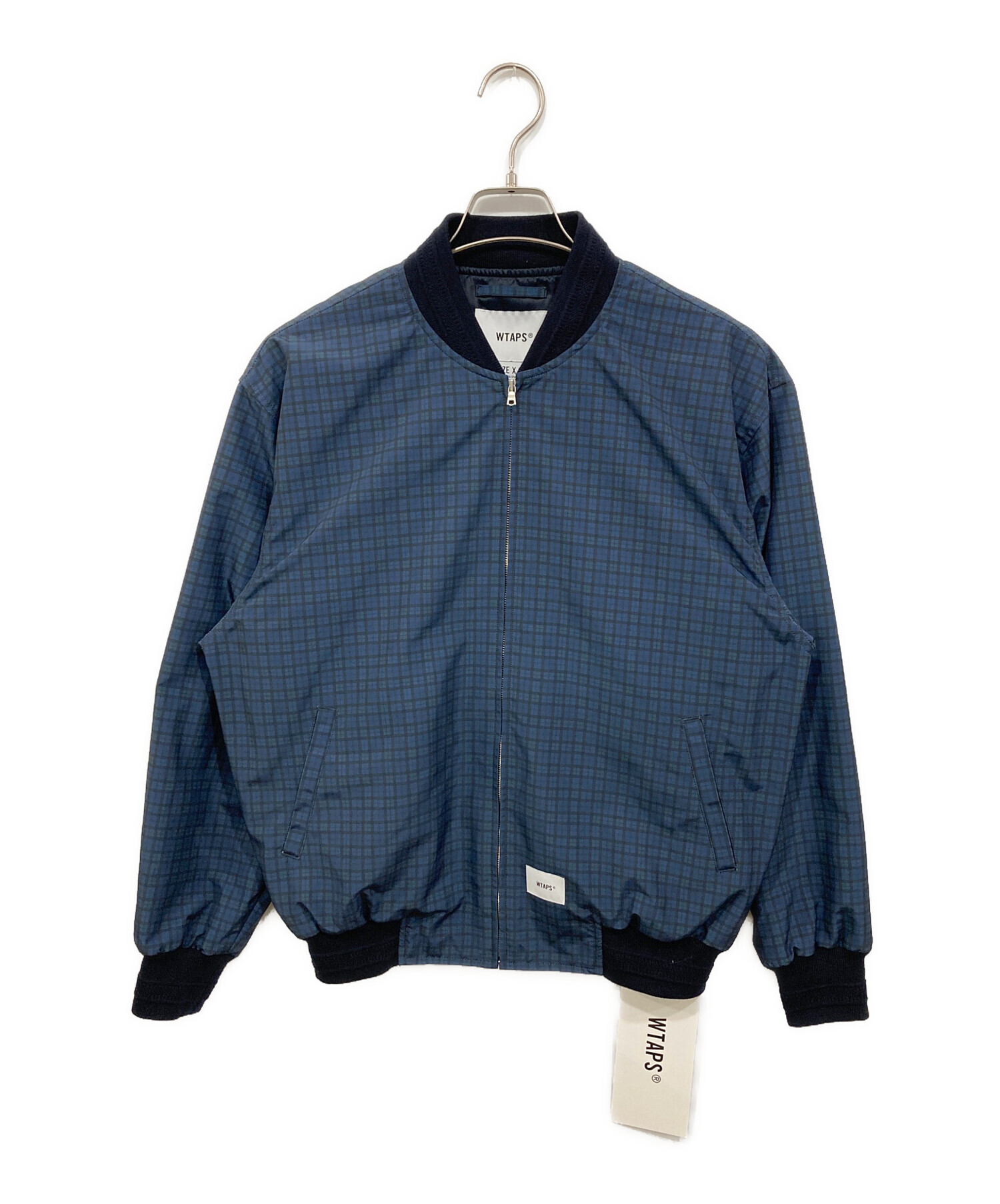 中古・古着通販】WTAPS (ダブルタップス) カレッジジャケット ネイビー