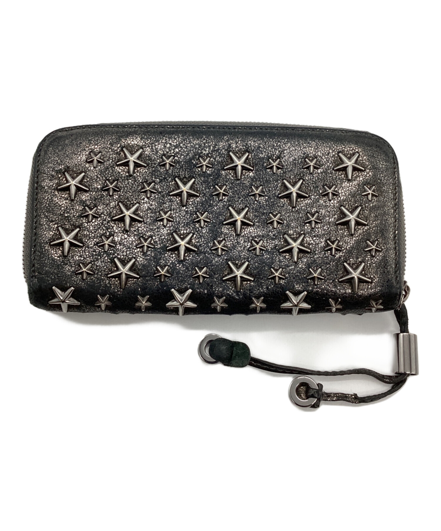 中古・古着通販】JIMMY CHOO (ジミーチュウ) スタースタッズウォレット 