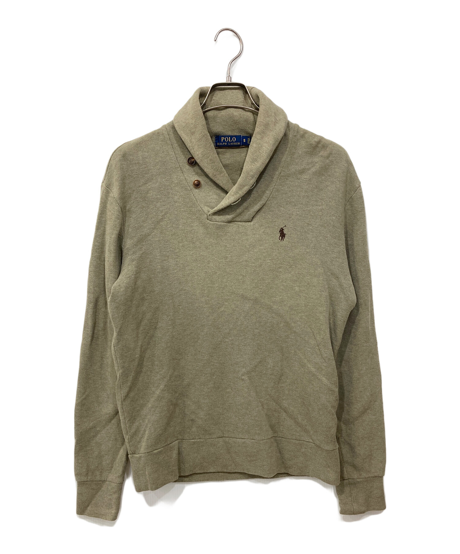 90s Ralph Lauren ショールカラースウェット　ジャケット 中古・古着通販】POLO RALPH LAUREN (ポロ・ラルフローレン) ショール