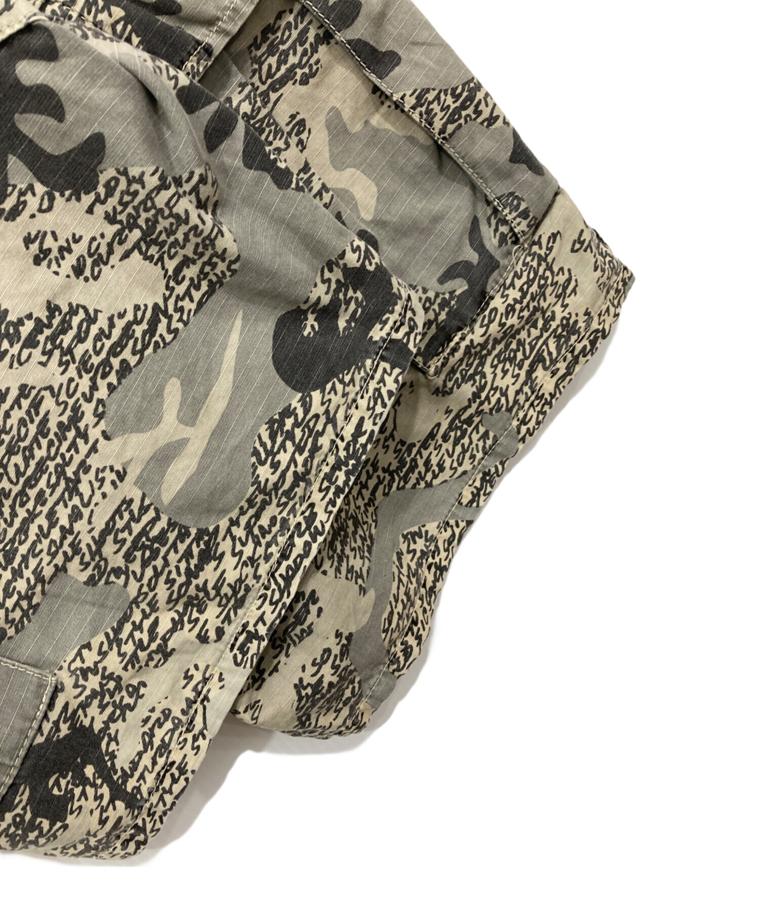 中古・古着通販】stussy (ステューシー) カモフラカーゴショーツ