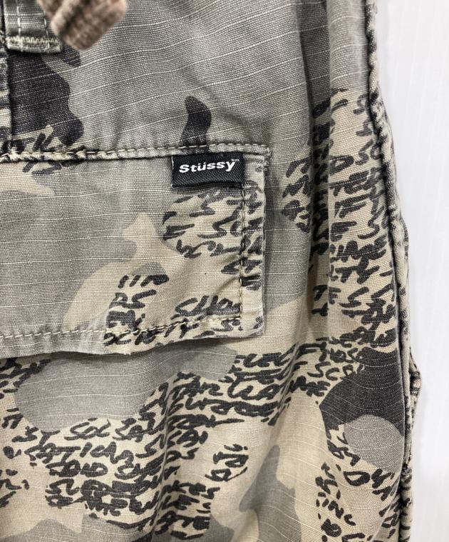 中古・古着通販】stussy (ステューシー) カモフラカーゴショーツ