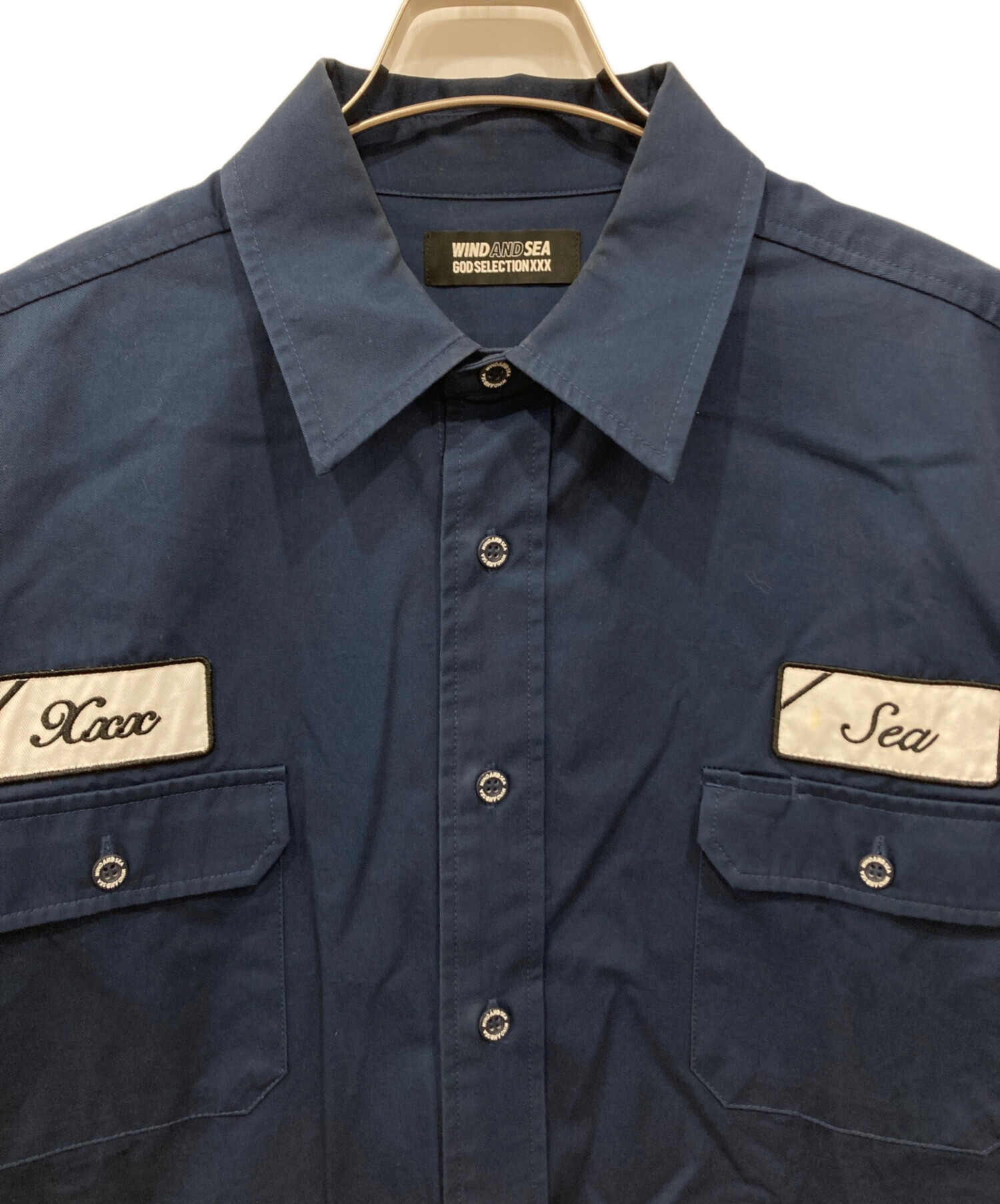 windandsea × GOD SELECTION XXX ポロシャツ WIND AND SEA(ウィンダンシー) / ポロシャツ/S/ポリエステル/グリーン