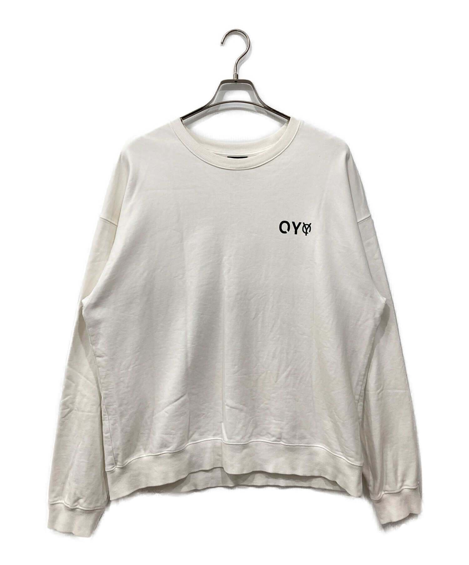 中古・古着通販】OY (オーワイ) クルーネックスウェット ホワイト 