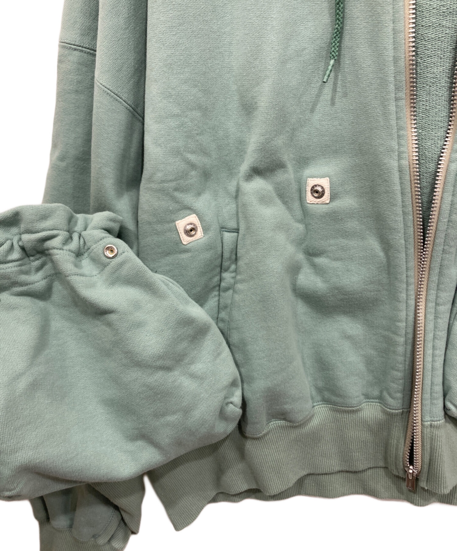 中古・古着通販】refomed (リフォメッド) “KINCHAKU“ ZIPUP HOODIE 