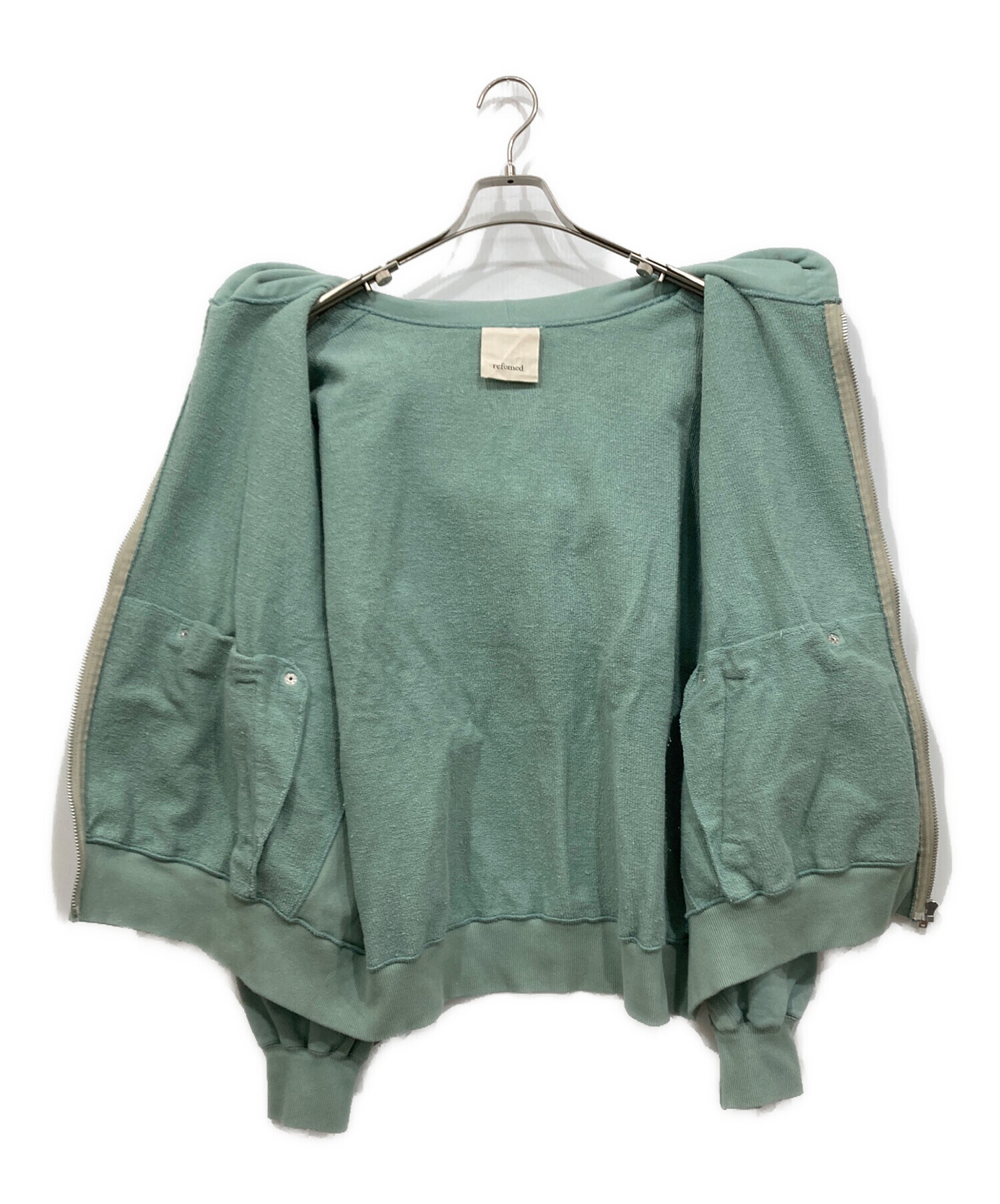中古・古着通販】refomed (リフォメッド) “KINCHAKU“ ZIPUP HOODIE