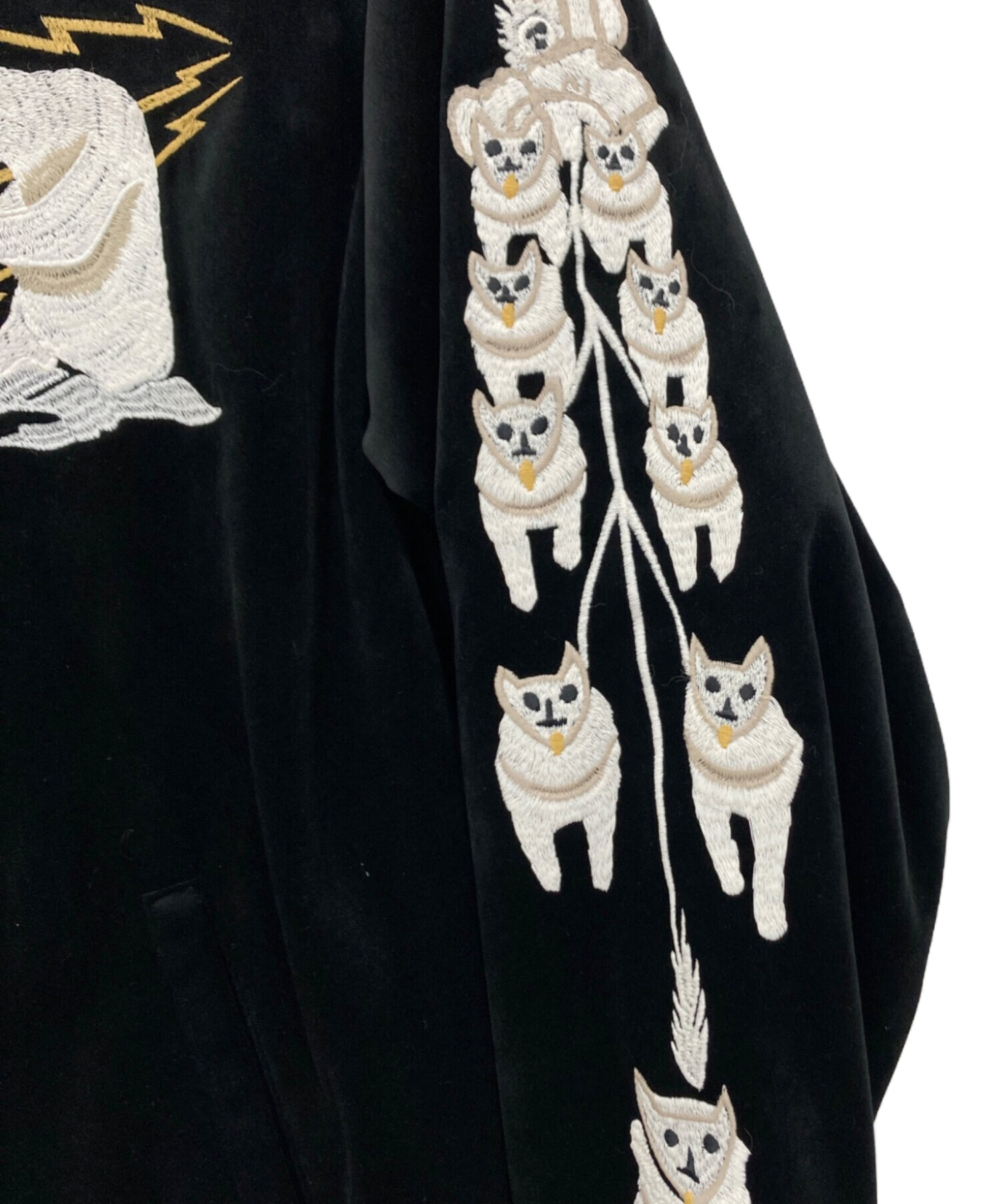 中古・古着通販】HOUSTON (ヒューストン) VELVETTEN SOUVENIR JACKET